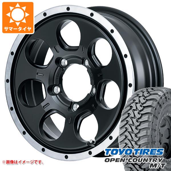 ジムニー用 サマータイヤ トーヨー オープンカントリー M/T 195R16C 104/102Q ブラックレター M/T Rパターン ロードマックス WO 7 5.5 16 :wo7j 32612 s861002zk:タイヤ1番