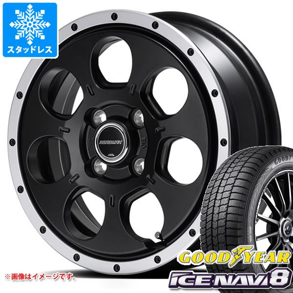 ハスラー用 スタッドレス グッドイヤー アイスナビ8 165/60R15 77Q ロードマックス WO-7