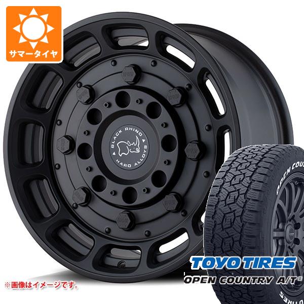 FJクルーザー 10系用 サマータイヤ トーヨー オープンカントリー A/T3 LT285/70R17 116/113Q ホワイトレター ブラックライノ ウォートホッグ 8.5 17 :wrthmb6 41271 t801005yt:タイヤ1番