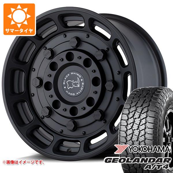 GEOLANDAR - 5本仕掛ける ジープ ラングラー JK/JL系用 朱夏タイア ヨコハマ ジオランダー A/T4 G018 LT295/70R17 121/118S 黒いこと雁の使い ブラックライノ ウォートホッグ 夏タイヤ、ホイールセット-自動車