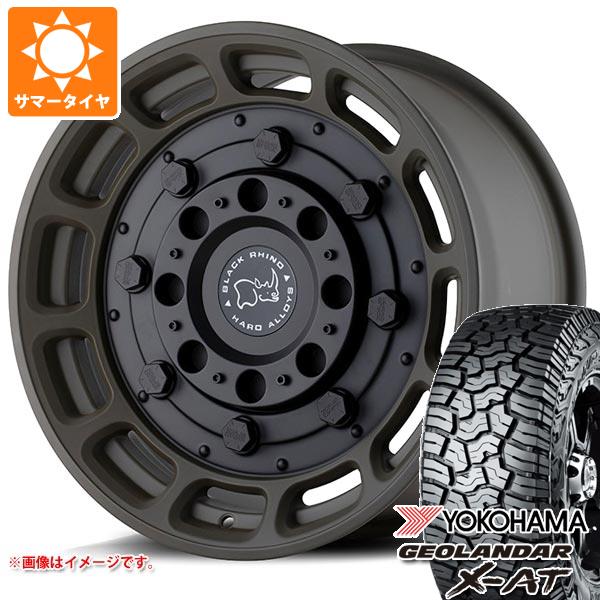 5本セット FJクルーザー 10系用 サマータイヤ ヨコハマ ジオランダー X AT G016 265/70R17 115T ブラックレター ブラックライノ ウォートホッグ 8.5 17 : wrthmg6 40858 t801004yt 5 : タイヤ1番