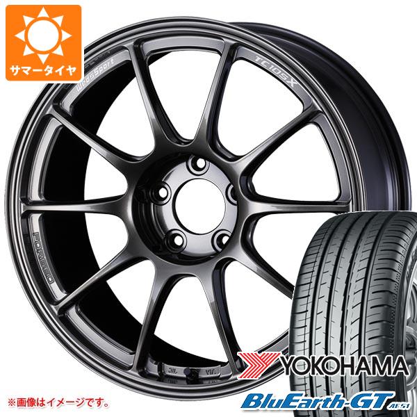 サマータイヤ 245/50R18 100W ヨコハマ ブルーアースGT AE51 ウェッズスポーツ TC105X フォージド 8.5-18