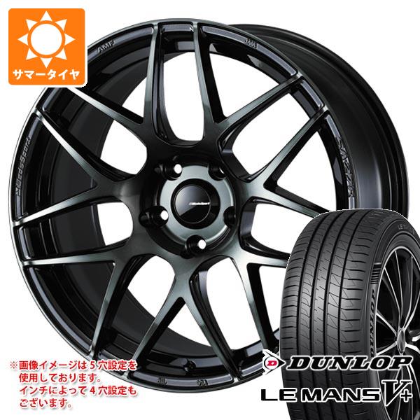 紫③ WEDS サマータイヤ 215/55R17 94V ダンロップ ルマン5 LM5+