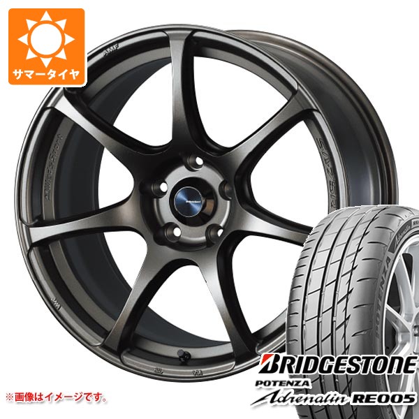 WEDS - 朱夏タイア 245/40R18 97Y XL ブリヂストン ポテンザ エピネフリン RE005 ウェッズ運動競技 SA-75R 8.5-18 夏タイヤ、ホイールセット-タイヤ、ホイール