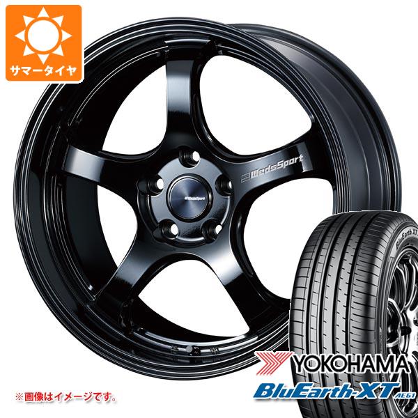 サマータイヤ 225/55R18 98V ヨコハマ ブルーアースXT AE61 ウェッズスポーツ RN 05M 7.5 18 :wsrn05m 34390:タイヤ1番