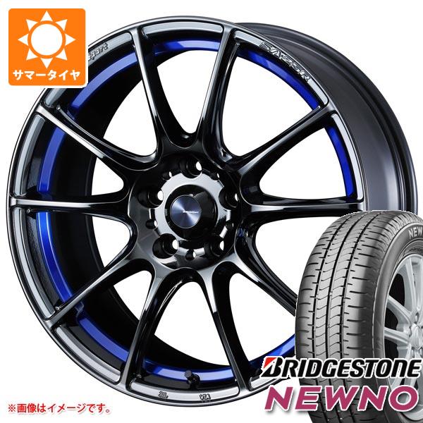 サマータイヤ 215/45R17 91W XL ブリヂストン ニューノ ウェッズスポーツ SA-25R ブルーライトクロームツー 7.5-17
