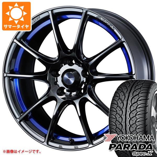 サマータイヤ 235/60R18 103V ヨコハマ パラダ スペック-X PA02 ウェッズスポーツ SA-25R 7.5-18