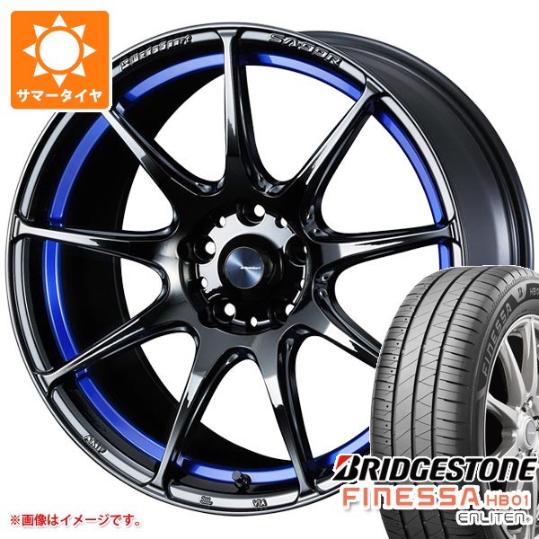 サマータイヤ 235/40R18 95W XL ブリヂストン フィネッサ HB01 ウェッズスポーツ SA-99R 8.5-18