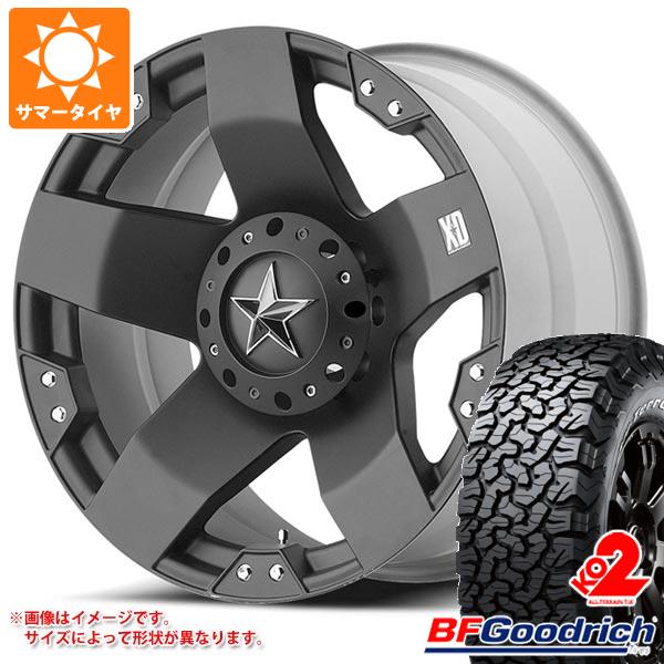 ジープ ラングラー JK/JL系用 サマータイヤ BFグッドリッチ オールテレーン T/A KO2 33x12.50R17LT 120S ブラックレター KMC XD775 ロックスター : xd775w 34019 j27130p : タイヤ1番