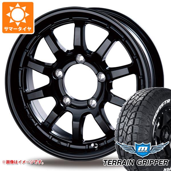 5本セット ジムニー用 サマータイヤ モンスタ テレーングリッパー 175/80R16 91S ホワイトレター インターミラノ クロスフィールド アルファ 5.5-16