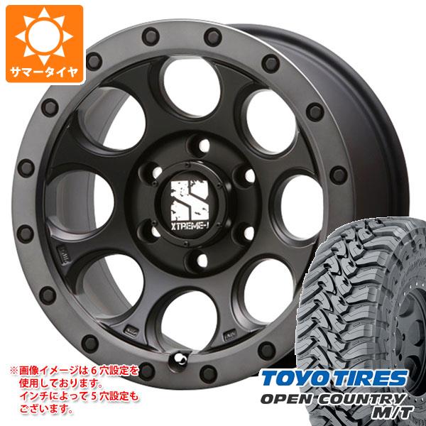 5本セット FJクルーザー 10系用 サマータイヤ トーヨー オープンカントリー M/T LT265/75R16 123/120P ブラックレター MLJ エクストリームJ XJ03 8.0 16 :xj03fb 28530 t801002yt 5:タイヤ1番