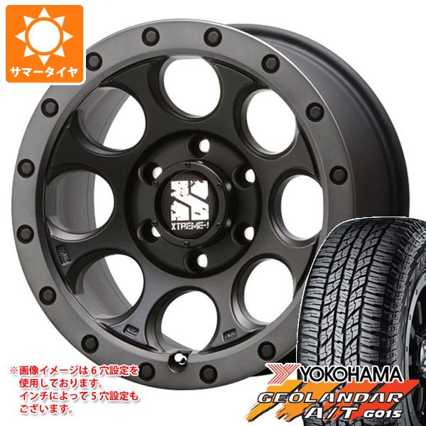 RAV4 50系用 サマータイヤ ヨコハマ ジオランダー A/T G015 245/70R16 111H XL ブラックレター MLJ エクストリームJ XJ03 7.0 16 :xj03fb 22935 t801012yt:タイヤ1番