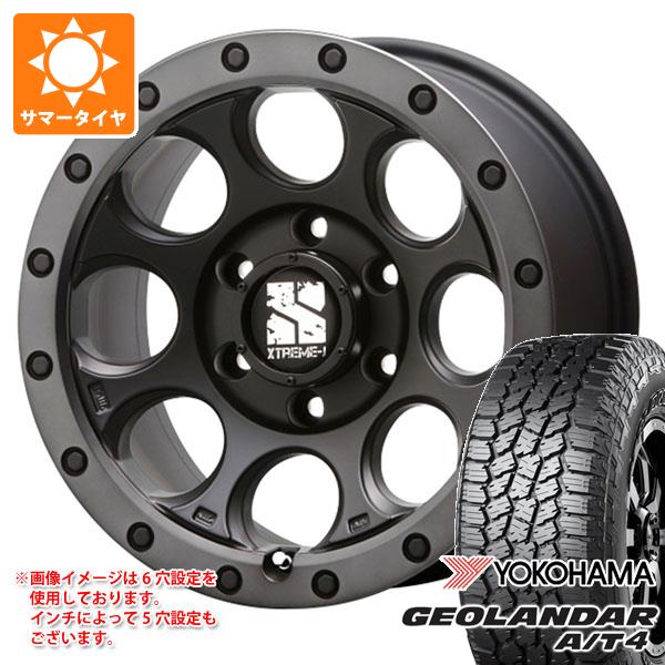 MLJ - 5本仕掛ける FJクルーザー 10系用 朱夏タイア ヨコハマ ジオランダー A/T4 G018 LT265/75R16 123/120S OWL エクストリームJ XJ03 8.0-16 自動車-夏タイヤ、ホイールセット-車、バイク、自転車