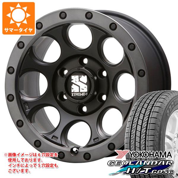 5本セット FJクルーザー 10系用 サマータイヤ ヨコハマ ジオランダー H/T G056 265/70R17 115S ブラックレター MLJ エクストリームJ XJ03 8.0 17 :xj03fb 19610 t801004yt 5:タイヤ1番