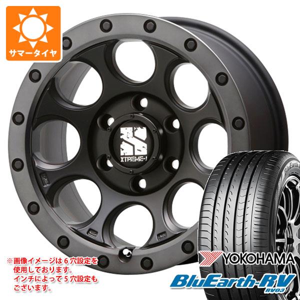 デリカD:5用 2024年製 サマータイヤ ヨコハマ ブルーアースRV RV03 225/55R18 98V  MLJ エクストリームJ XJ03 8.0-18｜tire1ban