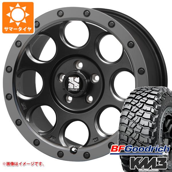 5本セット ジープ ラングラー JK/JL系用 サマータイヤ BFグッドリッチ マッドテレーン T/A KM3 LT295/70R17 121/118Q MLJ エクストリームJ XJ03