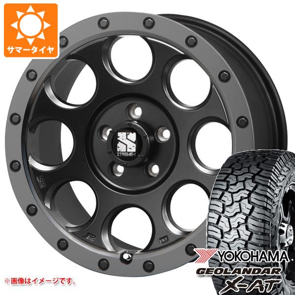 5本セット ジープ ラングラー JK/JL系用 サマータイヤ ヨコハマ ジオランダー X-AT G016 265/70R17 115T ブラックレター MLJ エクストリームJ XJ03