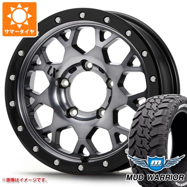 5本セット ジムニーシエラ JB74W用 サマータイヤ モンスタ マッドウォーリアー LT235/70R16 104/101Q ホワイトレター MLJ エクストリームJ XJ04 5.5-16