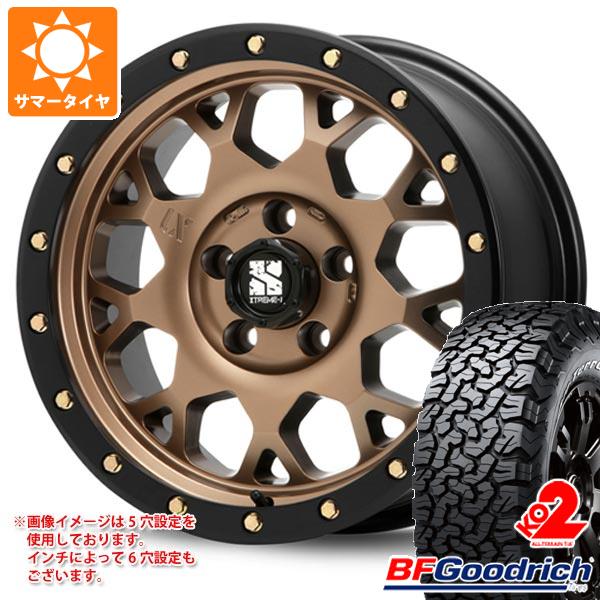 トライトン 150系用 サマータイヤ BFグッドリッチ オールテレーンT/A KO2 LT265/65R17 120/117S ホワイトレター MLJ エクストリームJ XJ04 8.0-17｜tire1ban