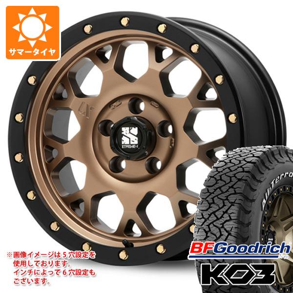 トヨタ ハイラックス 120系用 サマータイヤ BFグッドリッチ オールテレーンT/A KO3 LT265/65R17 116/113S ホワイトレター MLJ エクストリームJ XJ04 8.0-17