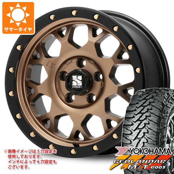 トライトン 150系用 サマータイヤ ヨコハマ ジオランダー M/T G003 LT265/65R17 120/117Q MLJ エクストリームJ XJ04 8.0-17｜tire1ban