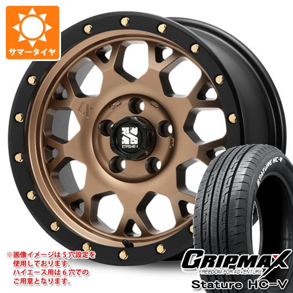 ハイエース 200系用 サマータイヤ グリップマックス スタチャー HC V 215/65R16C 109/107S ホワイトレター MLJ エクストリームJ XJ04 6.5 16 :xj04mbh 39753 t80967yt:タイヤ1番