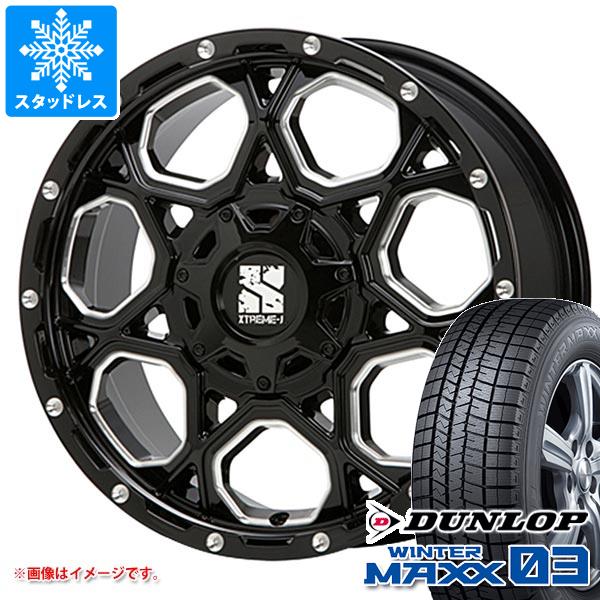 ジープ レネゲード BU/BV系用 スタッドレス ダンロップ ウインターマックス03 WM03 215/60R17 96Q MLJ エクストリームJ XJ06