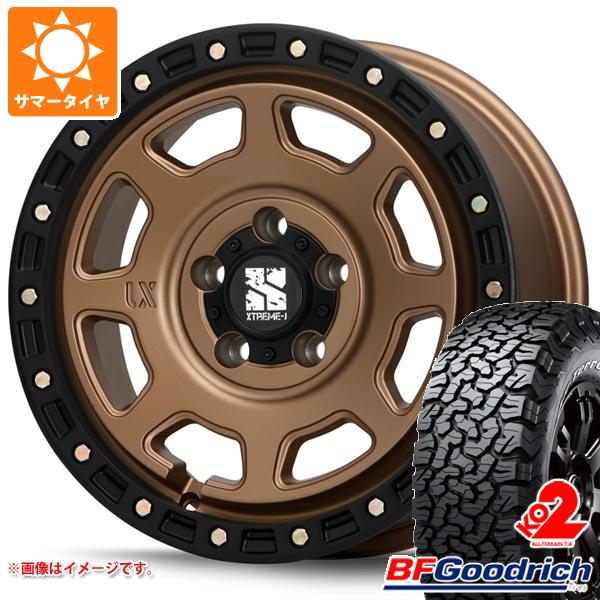 T31エクストレイル用 サマータイヤ BFグッドリッチ オールテレーンT/A KO2 LT215/65R16 103/100S ブラックレター MLJ エクストリームJ XJ07 7.0 16 :xj07mb5 24250 n84986sn:タイヤ1番