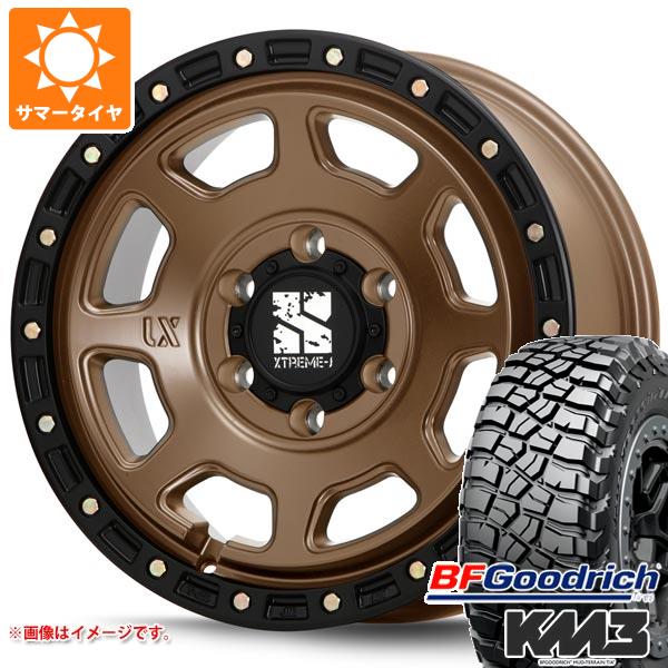 ハイラックス 120系用 サマータイヤ BFグッドリッチ マッドテレーン T/A KM3 LT265/70R17 121/118Q MLJ エクストリームJ XJ07 8.0 17 :xj07mb6 27566 t80995yt:タイヤ1番