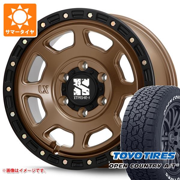 FJクルーザー 10系用 サマータイヤ トーヨー オープンカントリー A/T3 LT285/70R17 116/113Q ホワイトレター MLJ エクストリームJ XJ07 8.0 17 :xj07mb6 41271 t801005yt:タイヤ1番