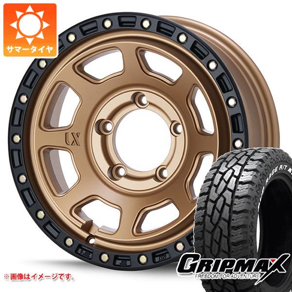 ジムニー用 サマータイヤ グリップマックス マッドレイジ R/T MAX LT185/85R16 105/103Q ホワイトレター MLJ エクストリームJ XJ07 5.5 16 :xj07mbj 36498 s86999zk:タイヤ1番