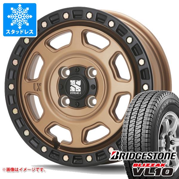 キャリイ DA16T用 スタッドレス ブリヂストン ブリザック VL10 145/80R12 80/78N (145R12 6PR相当) MLJ エクストリームJ XJ07｜tire1ban