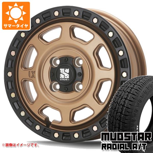 サマータイヤ 145/80R12 80/78N マッドスター ラジアル A/T ホワイトレター MLJ エクストリームJ XJ07 4.0-12｜tire1ban