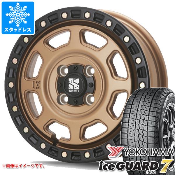 スタッドレスタイヤ ヨコハマ アイスガードセブン iG70 155/65R14 75Q MLJ エクストリームJ XJ07 4.5 14 :xj07mbk 37794:タイヤ1番