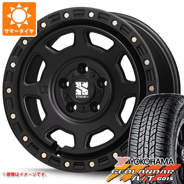 デリカD:5用 サマータイヤ ヨコハマ ジオランダー A/T G015 245/70R16 111H XL ブラックレター MLJ エクストリームJ XJ07 7.0 16 :xj07sb5 22935 m83964tb:タイヤ1番