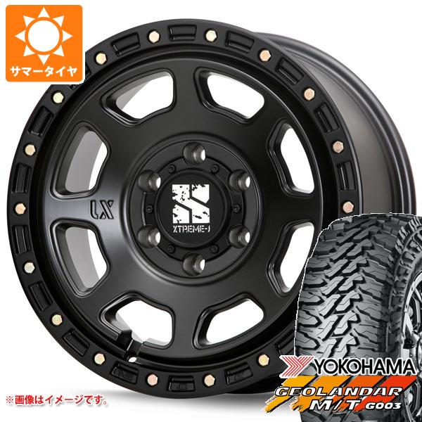 FJクルーザー 10系用 サマータイヤ ヨコハマ ジオランダー M/T G003 LT285/70R17 121/118Q MLJ エクストリームJ XJ07 8.0 17 :xj07sb6 25911 t801005yt:タイヤ1番