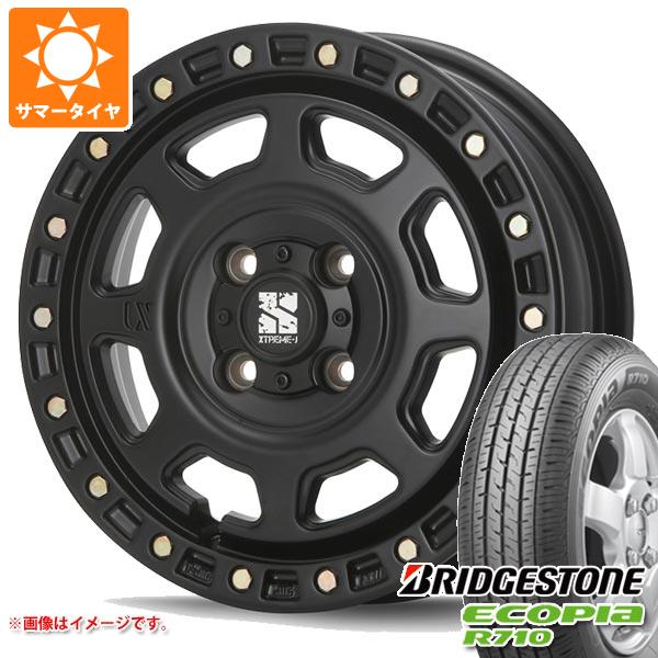 エブリイワゴン DA17W用 サマータイヤ ブリヂストン エコピア R710 165/80R14 97/95N (165R14 8PR相当) MLJ  エクストリームJ XJ07 4.5-14 : xj07sbk-35115-s861056zk : タイヤ1番 - 通販 - Yahoo!ショッピング