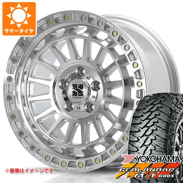 MLJ - 5本仕かける ジープ ラングラー JK/JL系用 2026年製 炎節タイア ヨコハマ ジオランダー M/T G003 LT285/70R17 121/118Q エクストリームJ XJ08