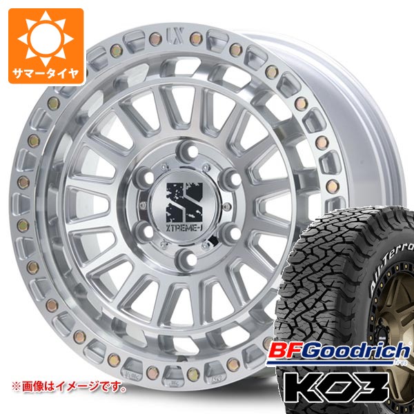 トヨタ ハイラックスサーフ215系用 サマータイヤ BFグッドリッチ オールテレーンT/A KO3 LT265/65R17 116/113S ホワイトレター MLJ エクストリームJ XJ08 8.0-17