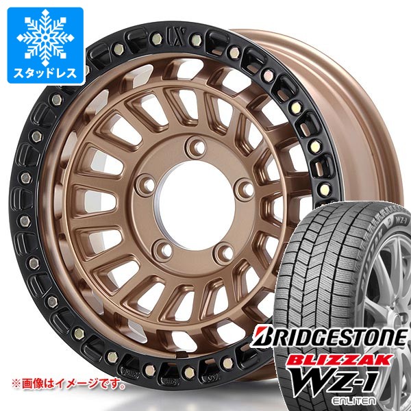 5本セット スズキ ジムニーシエラ JB74W用 スタッドレス ブリヂストン ブリザック WZ-1 215/70R16 100Q MLJ エクストリームJ XJ08