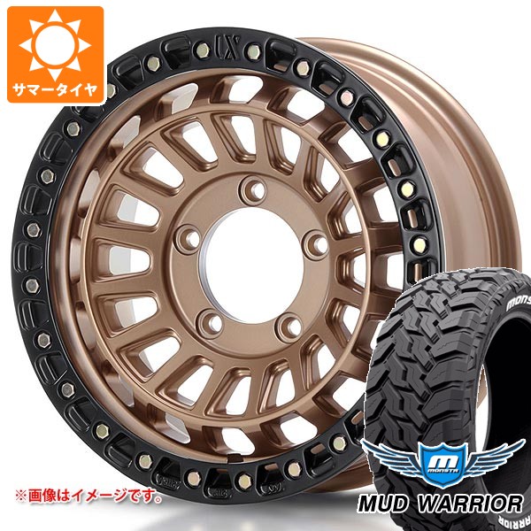 MLJ - 5本仕かける スズキ ジムニーシエラ JB74W用 炎節タイア モンスタ マッドウォーリアー LT235/70R16 104/101Q 白いこと水茎の跡 エクストリームJ XJ08 6.0-16