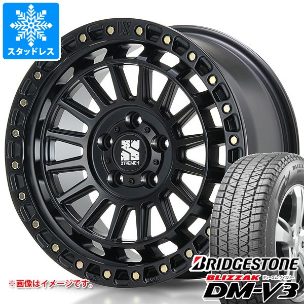 ミツビシ デリカD5用 スタッドレス ブリヂストン ブリザック DM-V3 215/70R16 100Q MLJ エクストリームJ XJ08