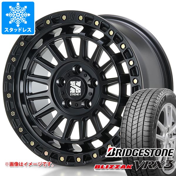 ブリザック VRX3 - ミツビシ デリカD5用 スタッドレス ブリヂストン 225/65R17 102Q MLJ エクストリームJ XJ08