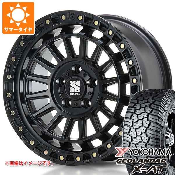 ジープ ラングラー JK/JL系用 サマータイヤ ヨコハマ ジオランダー X-AT G016 LT275/70R18 125/122Q ブラックレター MLJ エクストリームJ XJ08