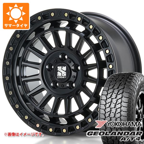 MLJ - 5本仕かける ジープ ラングラー JK/JL系用 炎節タイア ヨコハマ ジオランダー A/T4 G018 LT295/70R17 121/118S 黒いこと水茎の跡 エクストリームJ XJ08