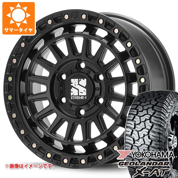 トヨタ ランドクルーザー250用 サマータイヤ ヨコハマ ジオランダー X-AT G016 LT275/70R18 125/122Q ブラックレター MLJ エクストリームJ XJ08 8.0-18