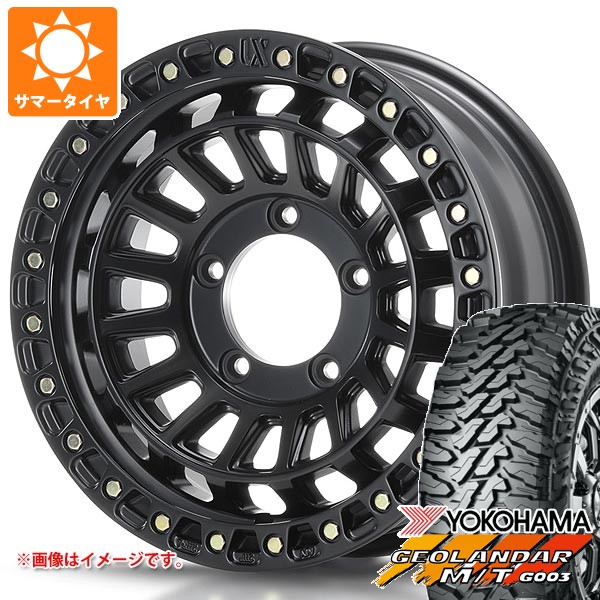 MLJ - 5本仕掛ける スズキ ジムニー用 朱夏タイア ヨコハマ ジオランダー M/T G003 195R16C 104/102Q エクストリームJ XJ08 5.5-16 自動車-タイヤ、ホイール