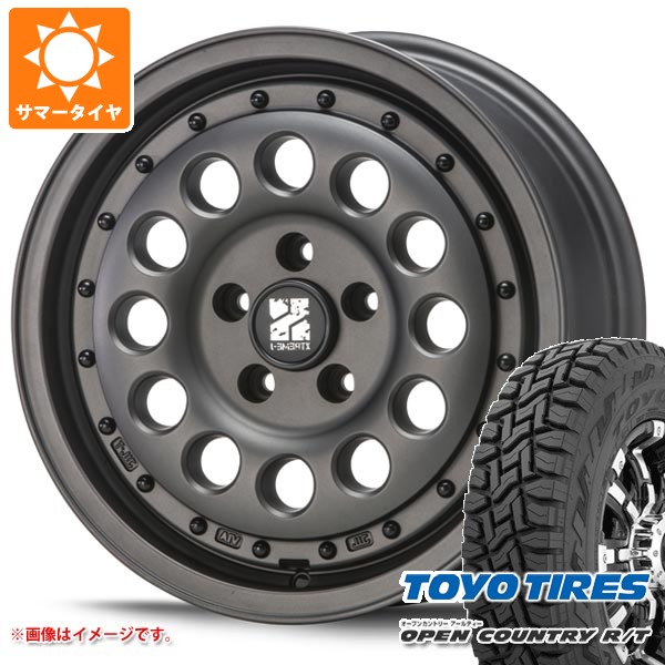 ミツビシ アウトランダー GF/GG系用 サマータイヤ トーヨー オープンカントリー R/T LT225/70R16 102/99Q ホワイトレター MLJ エクストリームJ ラギッド 6.5-16