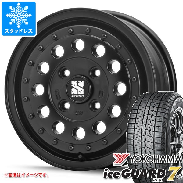 スタッドレスタイヤ ヨコハマ アイスガードセブン iG70 155/65R14 75Q MLJ エクストリームJ ラギッド 5.0-14