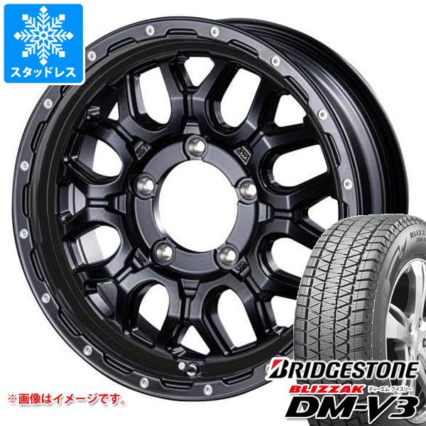 ジムニーシエラ JB74W用 スタッドレス ブリヂストン ブリザック DM-V3 215/70R16 100Q インターミラノ マッドバーン XR-800M